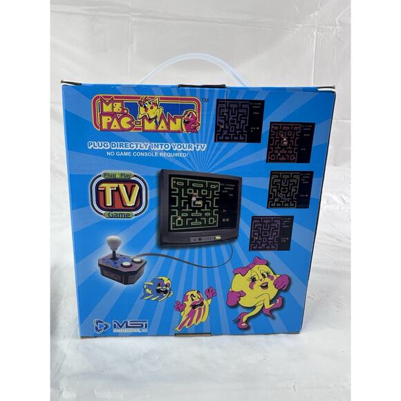 Ms. Pac-Man Gaming System Bandai Namco Plug Directly Into TV Open Box - Picture 4 of 7